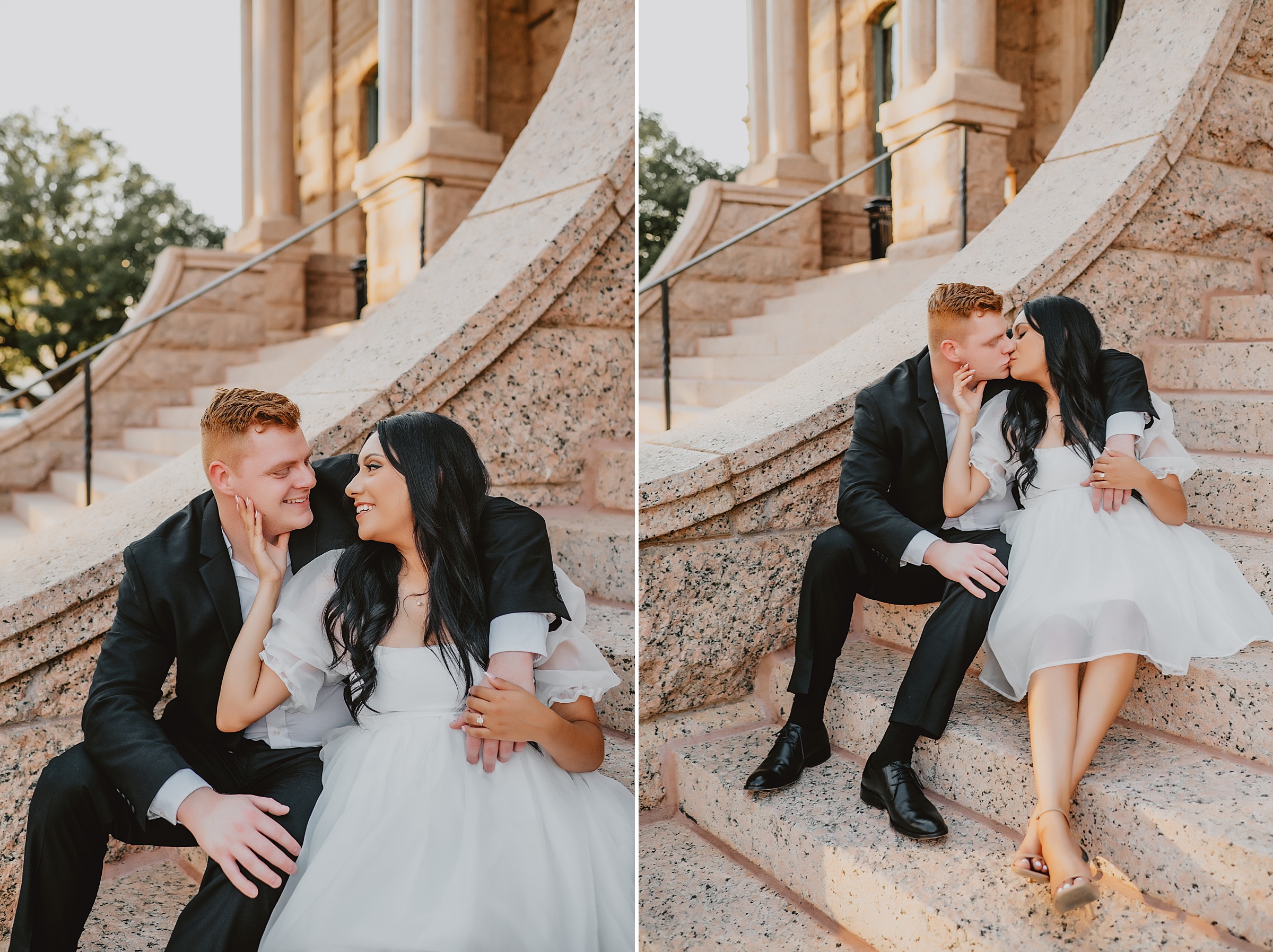 Sundance Square Engagement Session by Fort Worth Wedding Photographer Kyrsten Ashlay Photography