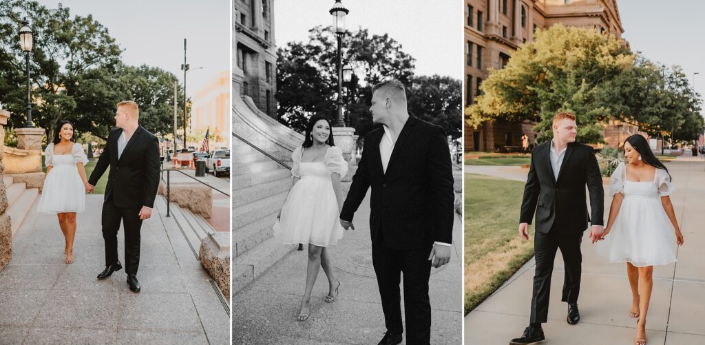 Sundance Square Engagement Session by Fort Worth Wedding Photographer Kyrsten Ashlay Photography