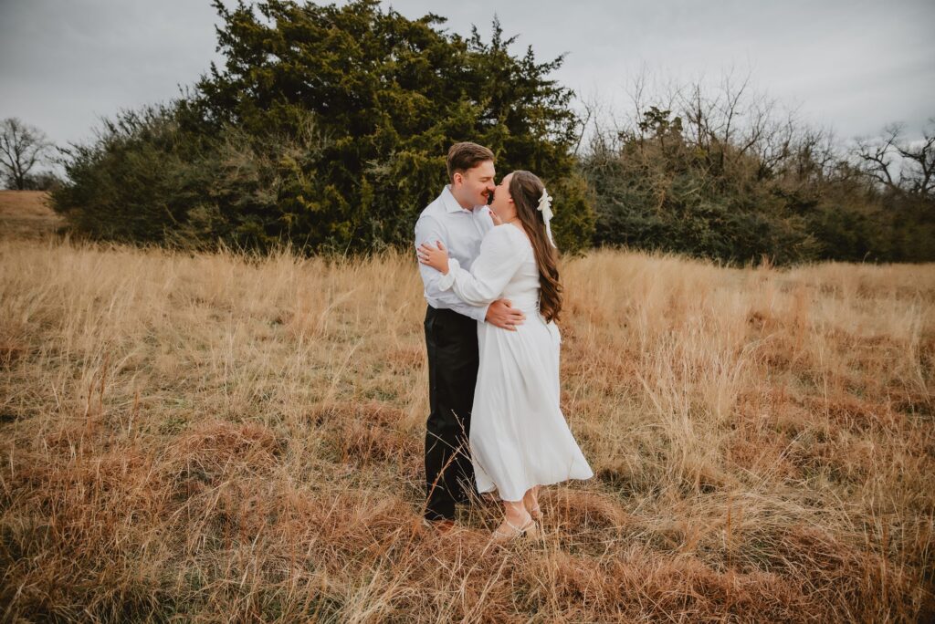 Winter White Rock Lake Engagement Session by Dallas Wedding Photographer Kyrsten Ashlay Photography