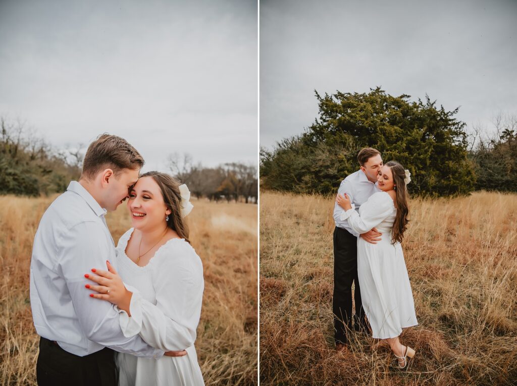 Winter White Rock Lake Engagement Session by Dallas Wedding Photographer Kyrsten Ashlay Photography