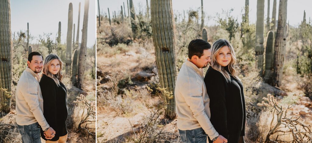 Saguaro National Park Engagement Session in Tucson AZ by Destination Wedding Photographer Kyrsten Ashlay Photography