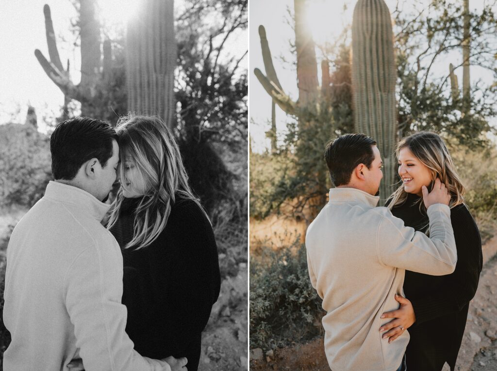 Saguaro National Park Engagement Session in Tucson AZ by Destination Wedding Photographer Kyrsten Ashlay Photography