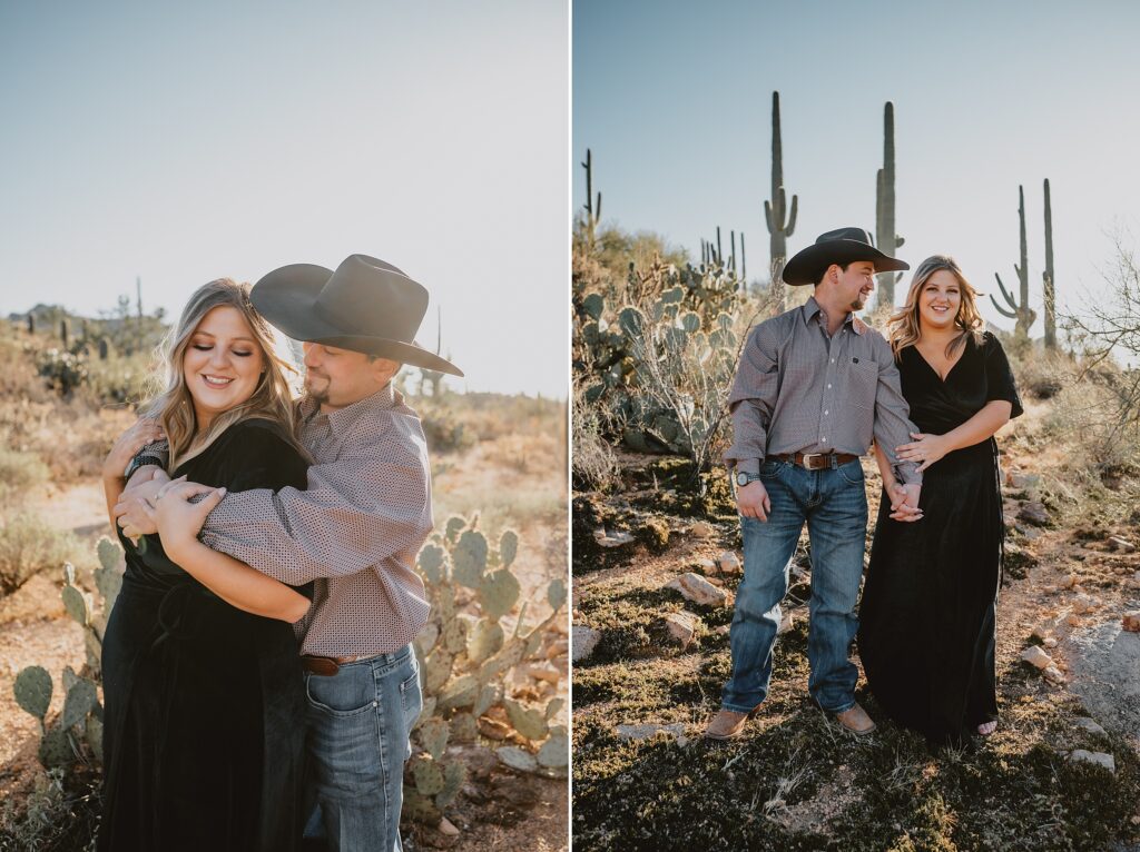 Saguaro National Park Engagement Session in Tucson AZ by Destination Wedding Photographer Kyrsten Ashlay Photography