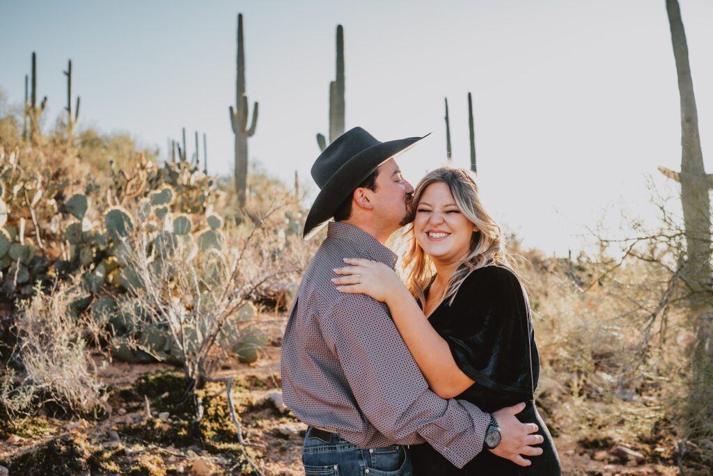 Saguaro National Park Engagement Session in Tucson AZ by Destination Wedding Photographer Kyrsten Ashlay Photography