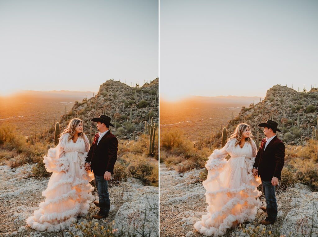 Saguaro National Park Engagement Session in Tucson AZ by Destination Wedding Photographer Kyrsten Ashlay Photography