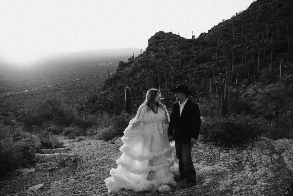 Saguaro National Park Engagement Session in Tucson AZ by Destination Wedding Photographer Kyrsten Ashlay Photography