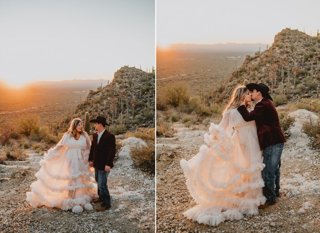 Saguaro National Park Engagement Session in Tucson AZ by Destination Wedding Photographer Kyrsten Ashlay Photography