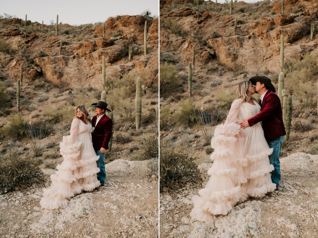 Saguaro National Park Engagement Session in Tucson AZ by Destination Wedding Photographer Kyrsten Ashlay Photography