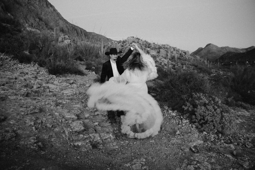 Saguaro National Park Engagement Session in Tucson AZ by Destination Wedding Photographer Kyrsten Ashlay Photography