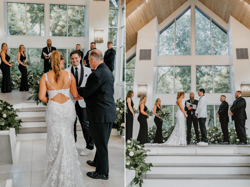 Wedding at Glass Chapel Tulsa Oklahoma by Tulsa Wedding Photographer Kyrsten Ashlay Photography