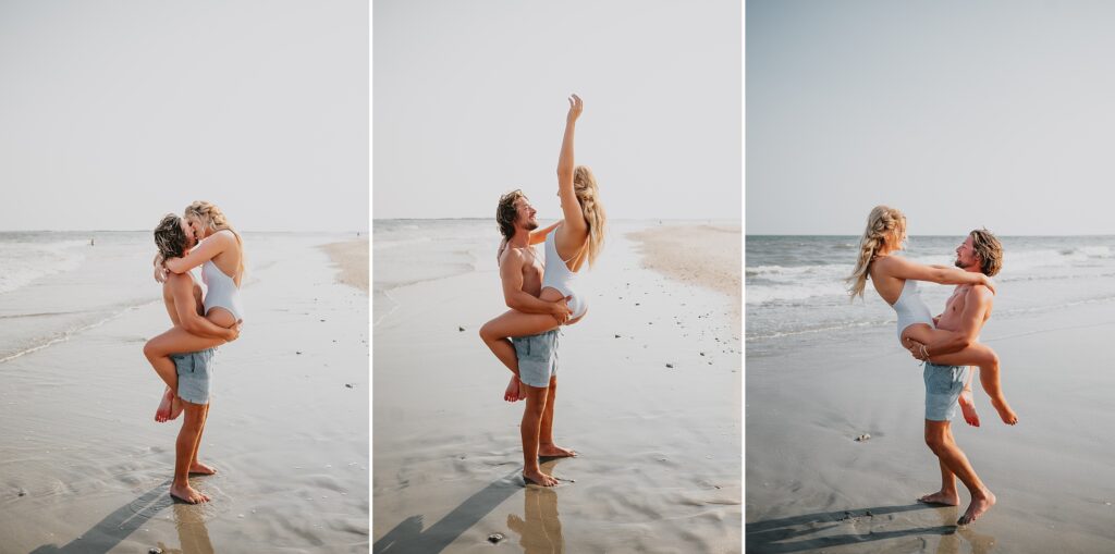 Folly Beach South Carolina Engagement Session by Destination Wedding Photographer Kyrsten Ashlay Photography