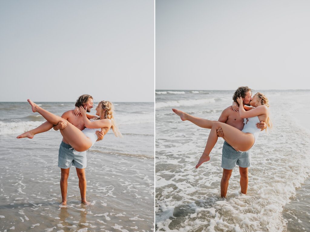 Folly Beach South Carolina Engagement Session by Destination Wedding Photographer Kyrsten Ashlay Photography