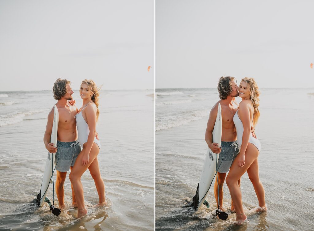 Folly Beach South Carolina Engagement Session by Destination Wedding Photographer Kyrsten Ashlay Photography