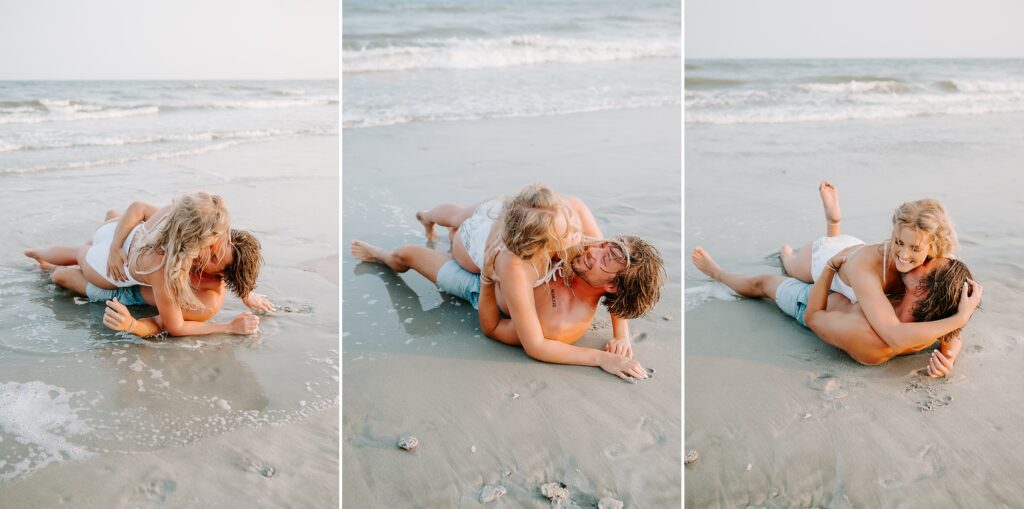 Folly Beach South Carolina Engagement Session by Destination Wedding Photographer Kyrsten Ashlay Photography