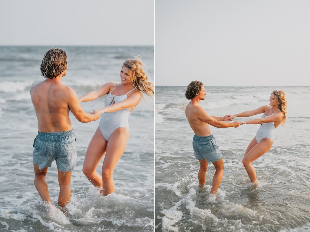 Folly Beach South Carolina Engagement Session by Destination Wedding Photographer Kyrsten Ashlay Photography