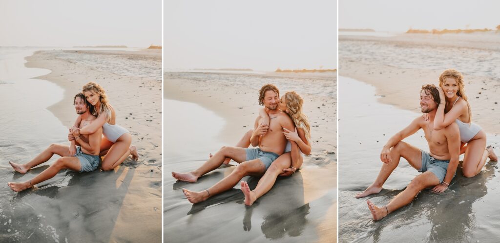 Folly Beach South Carolina Engagement Session by Destination Wedding Photographer Kyrsten Ashlay Photography