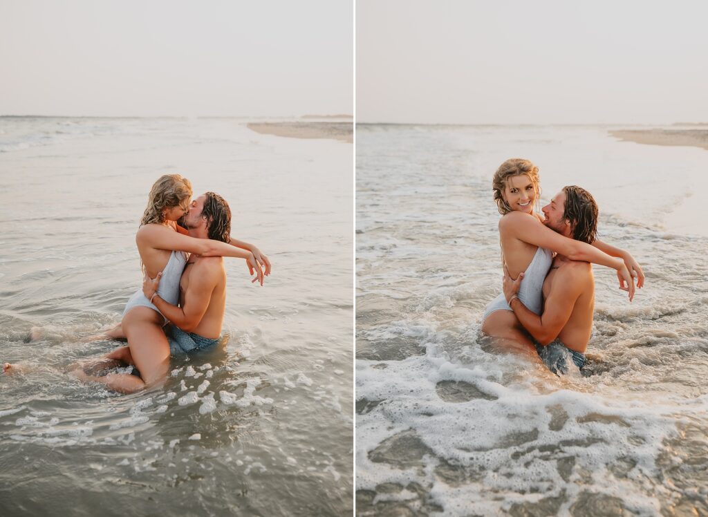 Folly Beach South Carolina Engagement Session by Destination Wedding Photographer Kyrsten Ashlay Photography