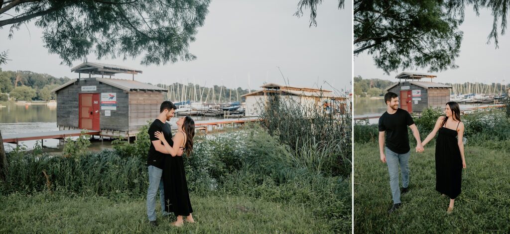 White Rock Lake Engagement Session by Dallas Wedding Photographer Kyrsten Ashlay Photography