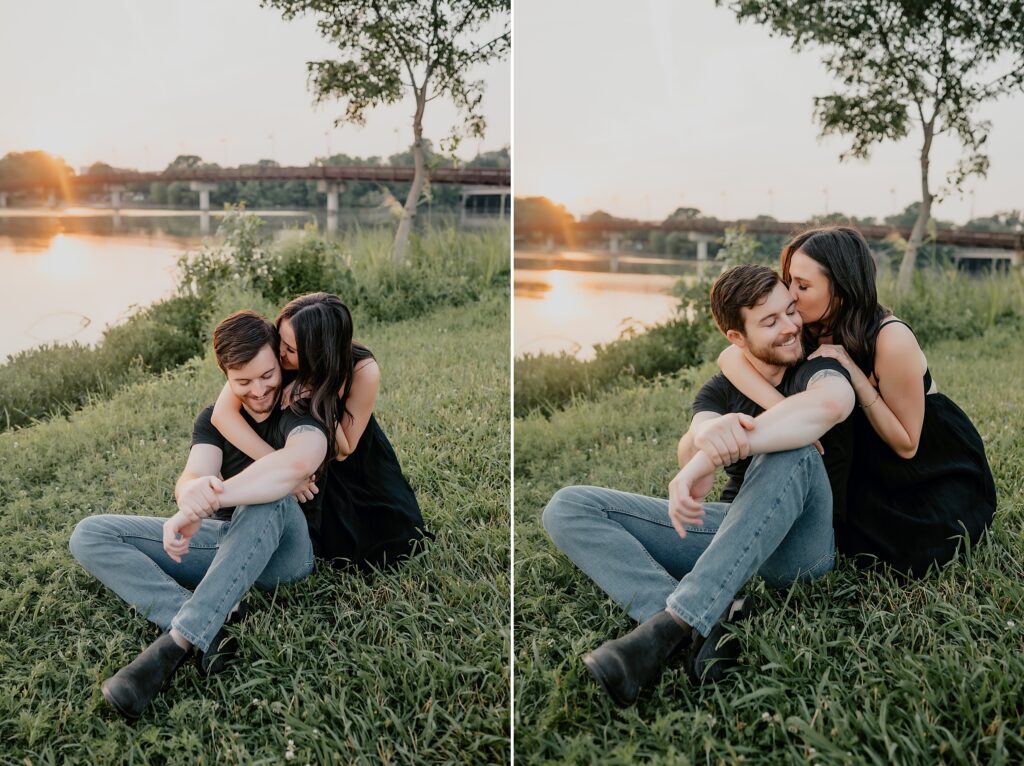 White Rock Lake Engagement Session by Dallas Wedding Photographer Kyrsten Ashlay Photography