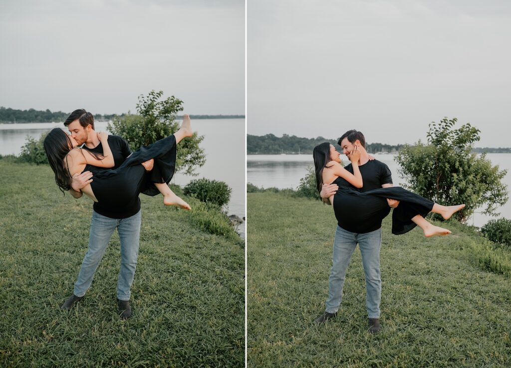 White Rock Lake Engagement Session by Dallas Wedding Photographer Kyrsten Ashlay Photography