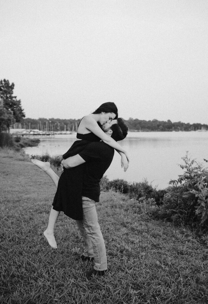 White Rock Lake Engagement Session by Dallas Wedding Photographer Kyrsten Ashlay Photography