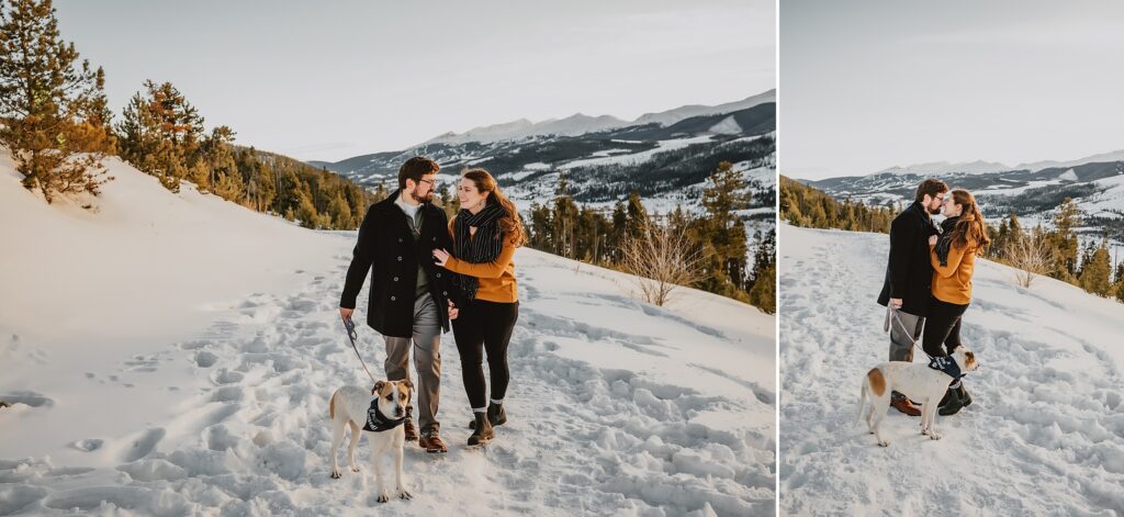 Sapphire Point Overlook Engagement Photos by Colorado Wedding Photographer