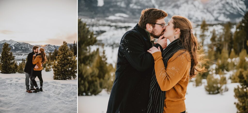 Sapphire Point Overlook Engagement Photos by Colorado Wedding Photographer