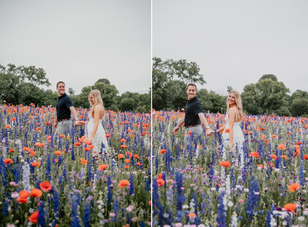 Texas wildflower engagement session by Dallas Wedding Photographer Kyrsten Ashlay Photography