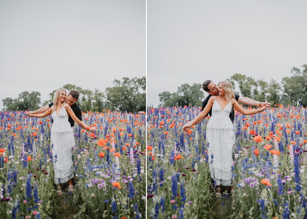 Texas wildflower engagement session by Dallas Wedding Photographer Kyrsten Ashlay Photography