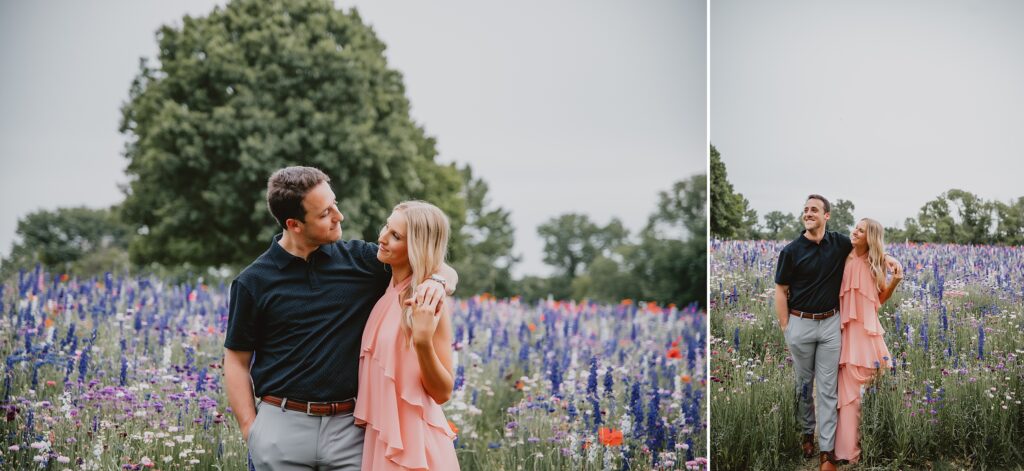Texas wildflower engagement session by Dallas Wedding Photographer Kyrsten Ashlay Photography