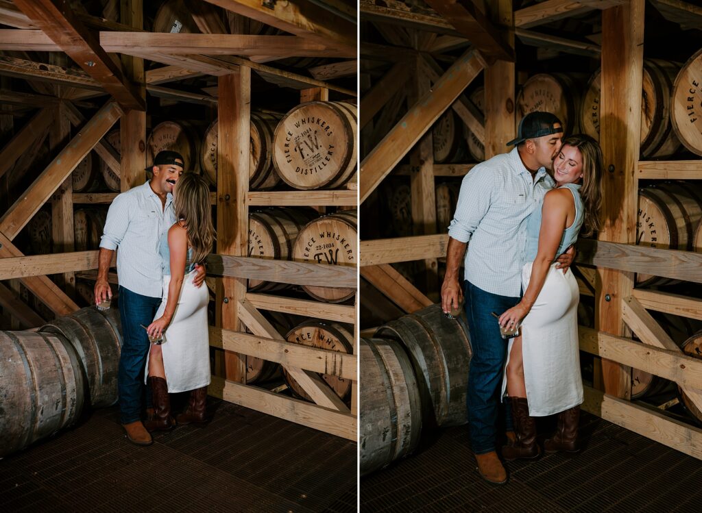 Austin Engagement Session at Fierce Whiskers Distillery by Austin Wedding Photographer Kyrsten Ashlay Photography