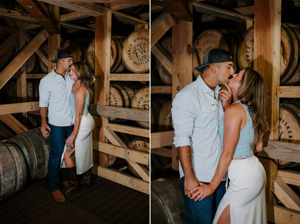 Austin Engagement Session at Fierce Whiskers Distillery by Austin Wedding Photographer Kyrsten Ashlay Photography