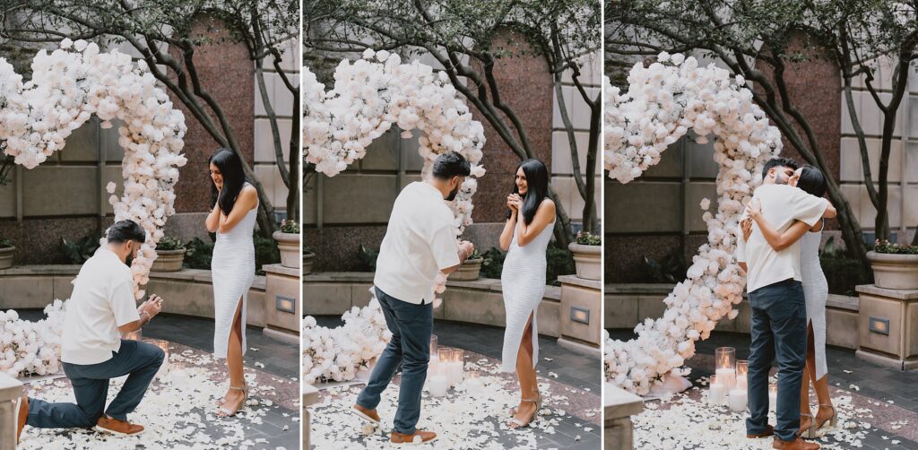 Hotel Crescent Court Proposal by Dallas Wedding Photographer Kyrsten Ashlay Photography
