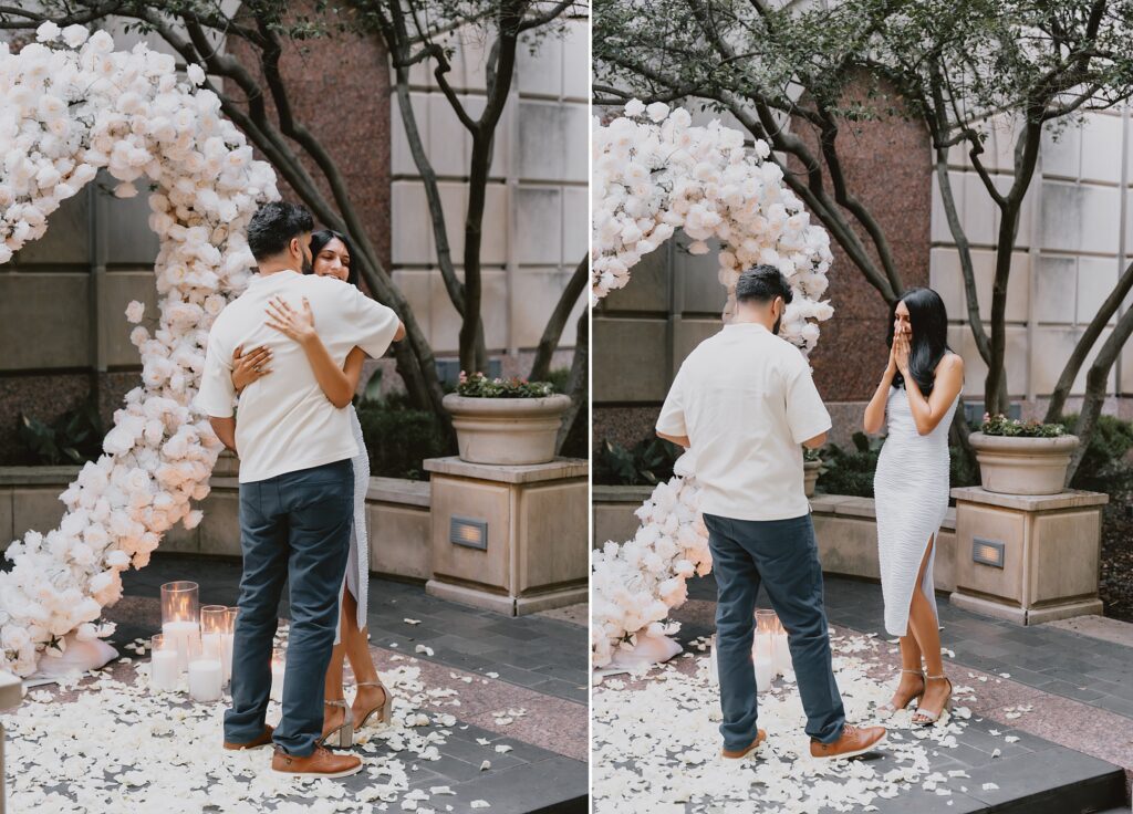 Hotel Crescent Court Proposal by Dallas Wedding Photographer Kyrsten Ashlay Photography