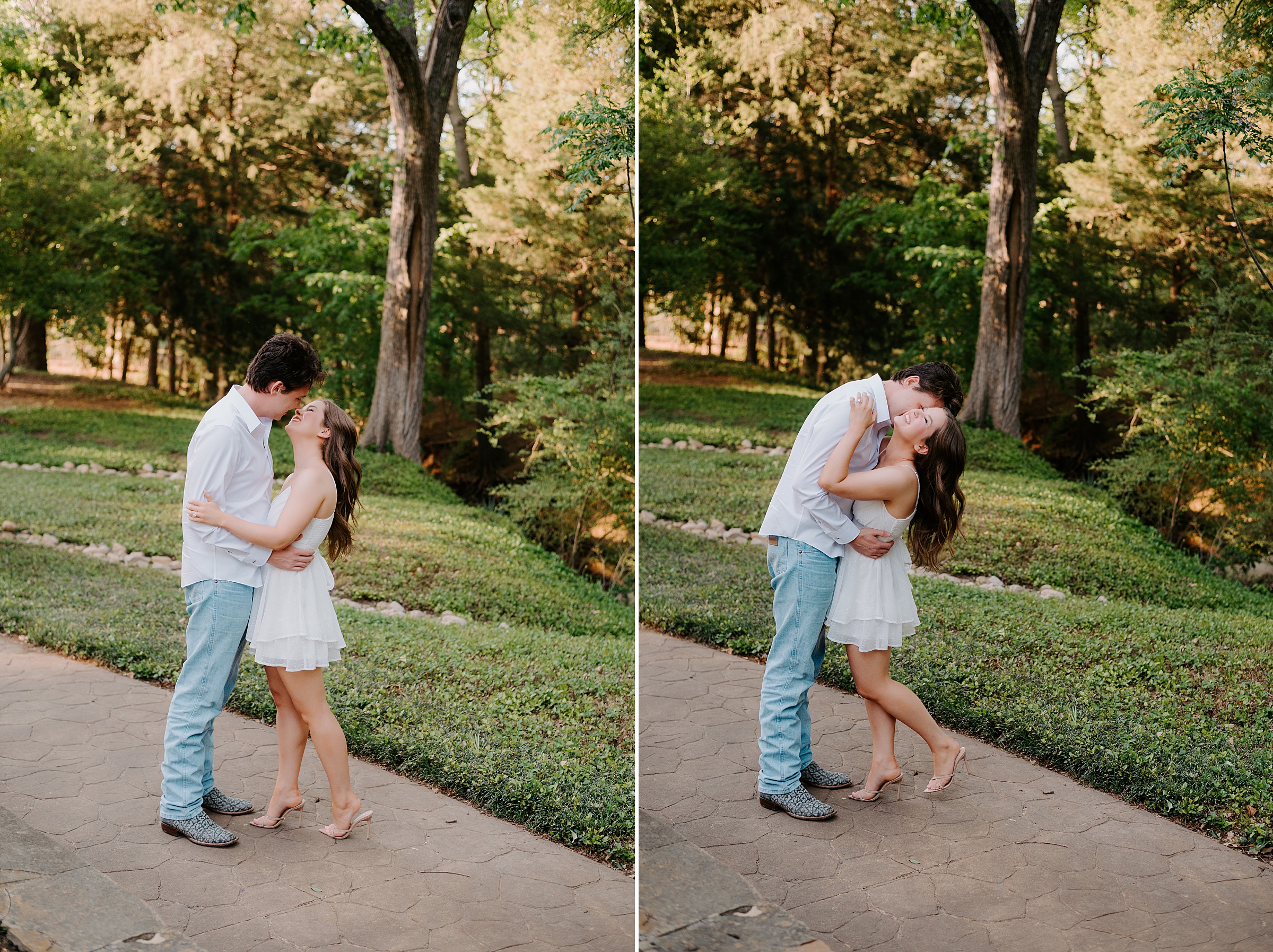 grapevine botanical engagement session by dallas wedding photographer kyrsten ashlay photography