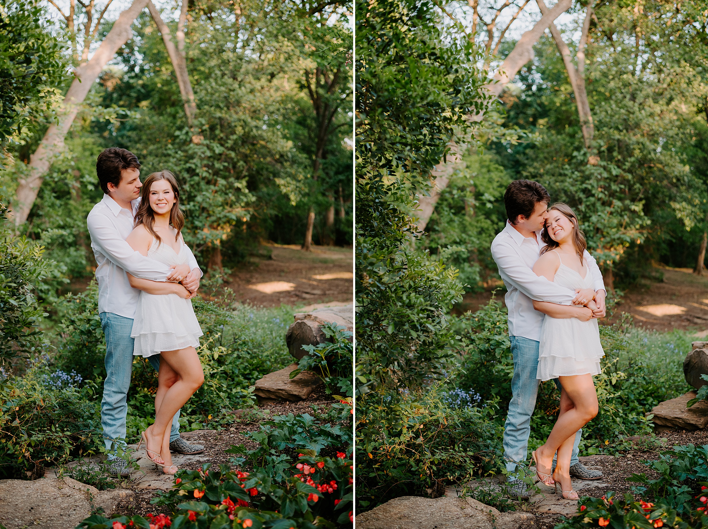 grapevine botanical engagement session by dallas wedding photographer kyrsten ashlay photography