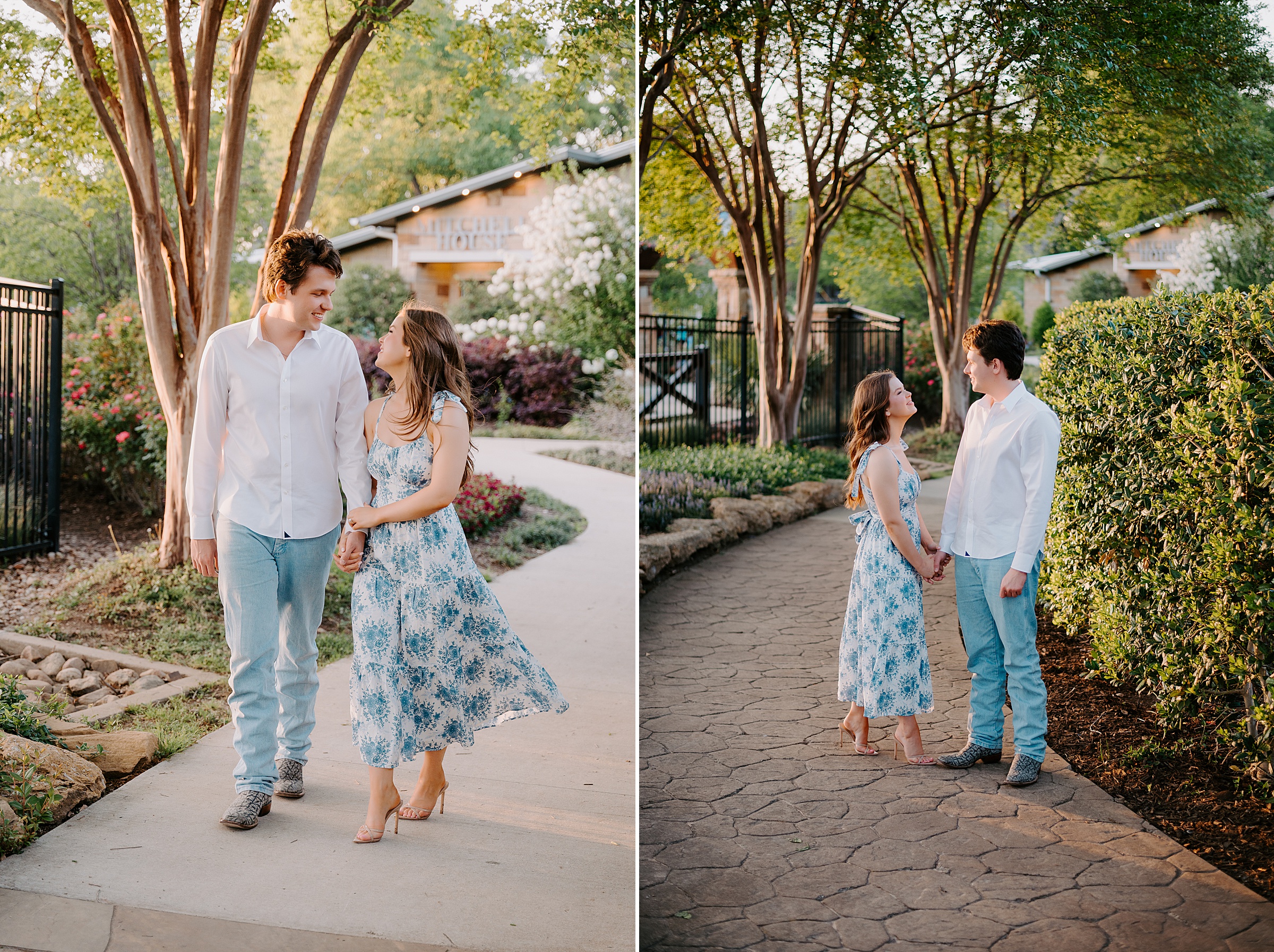 grapevine botanical engagement session by dallas wedding photographer kyrsten ashlay photography