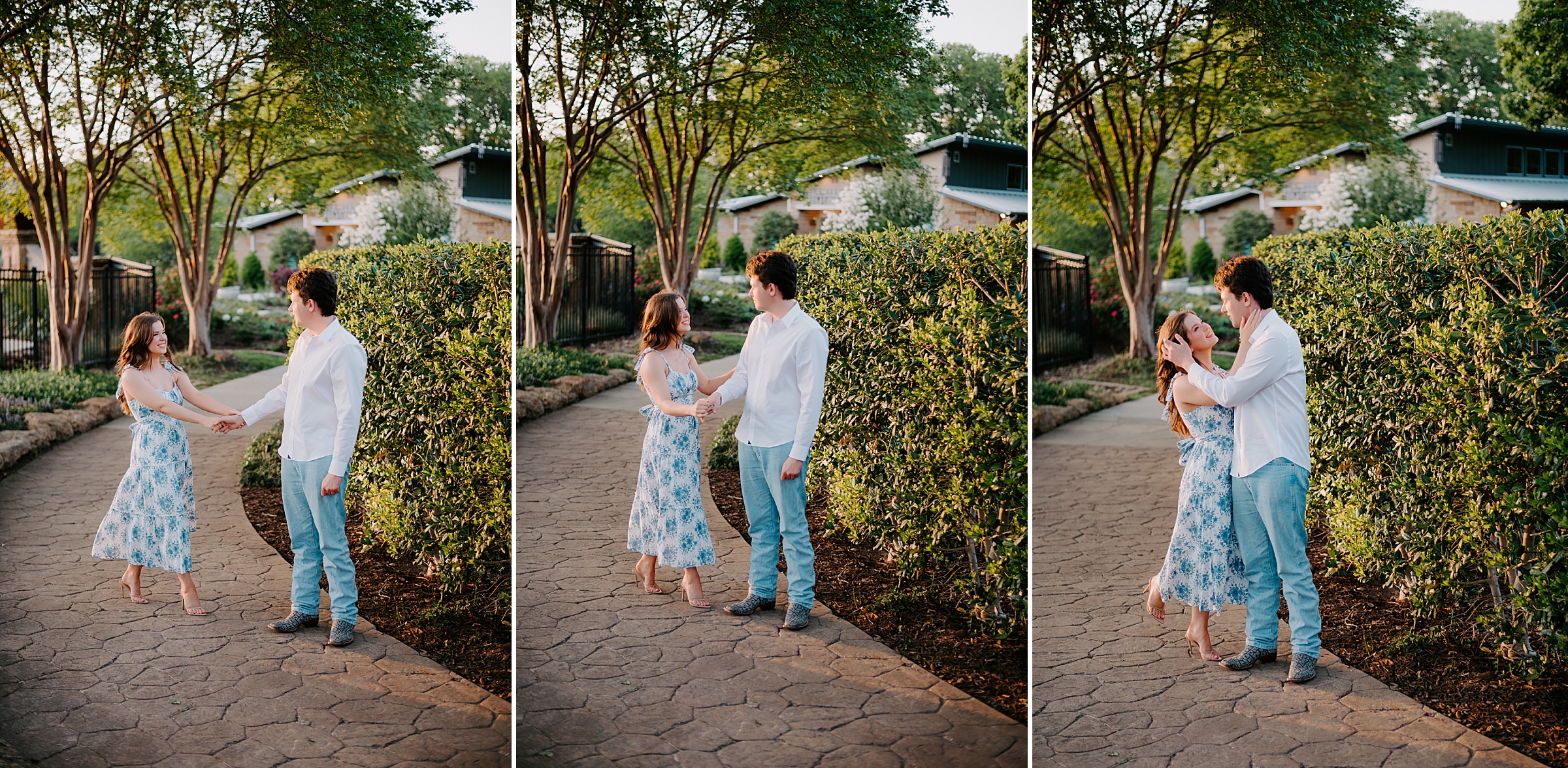 grapevine botanical engagement session by dallas wedding photographer kyrsten ashlay photography