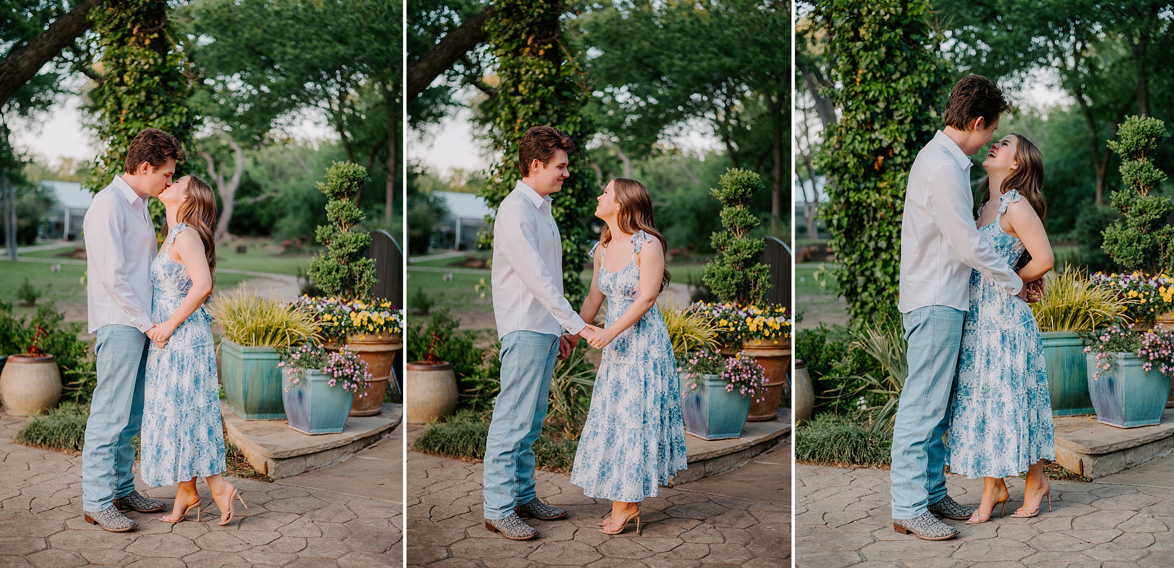 grapevine botanical engagement session by dallas wedding photographer kyrsten ashlay photography
