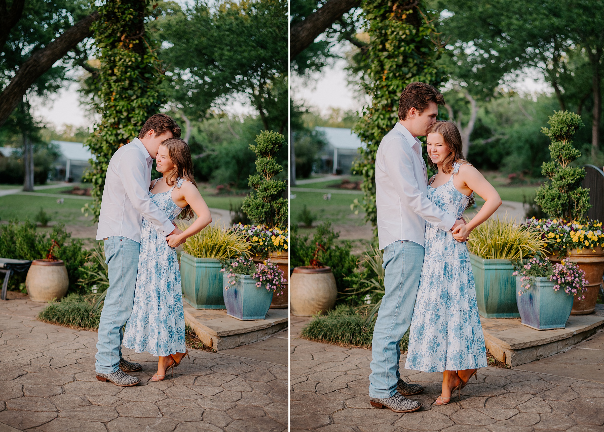grapevine botanical engagement session by dallas wedding photographer kyrsten ashlay photography