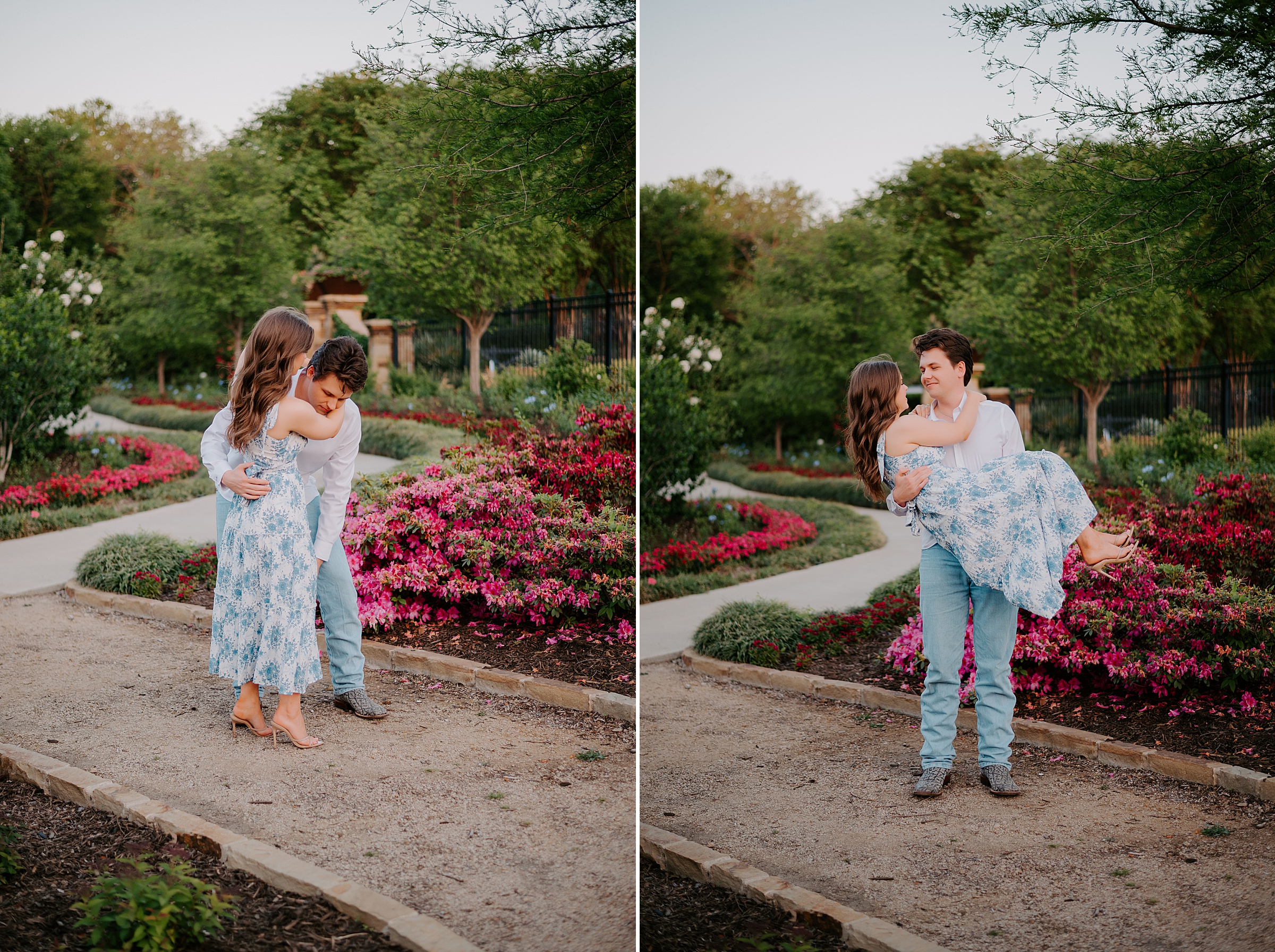 grapevine botanical engagement session by dallas wedding photographer kyrsten ashlay photography