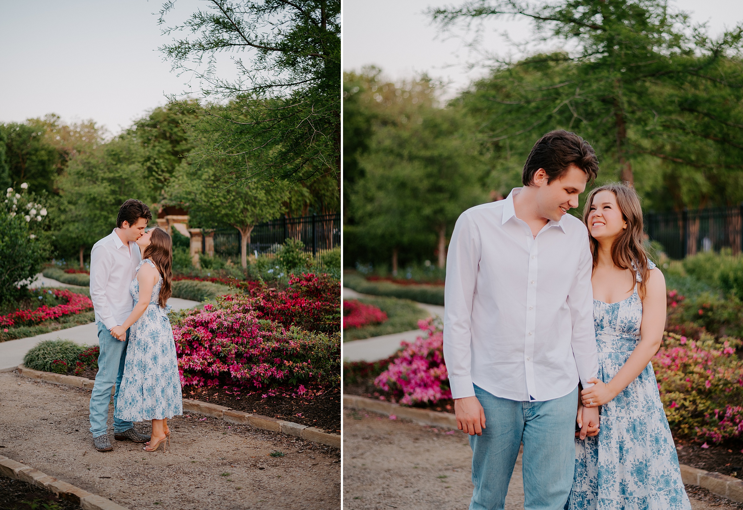 grapevine botanical engagement session by dallas wedding photographer kyrsten ashlay photography