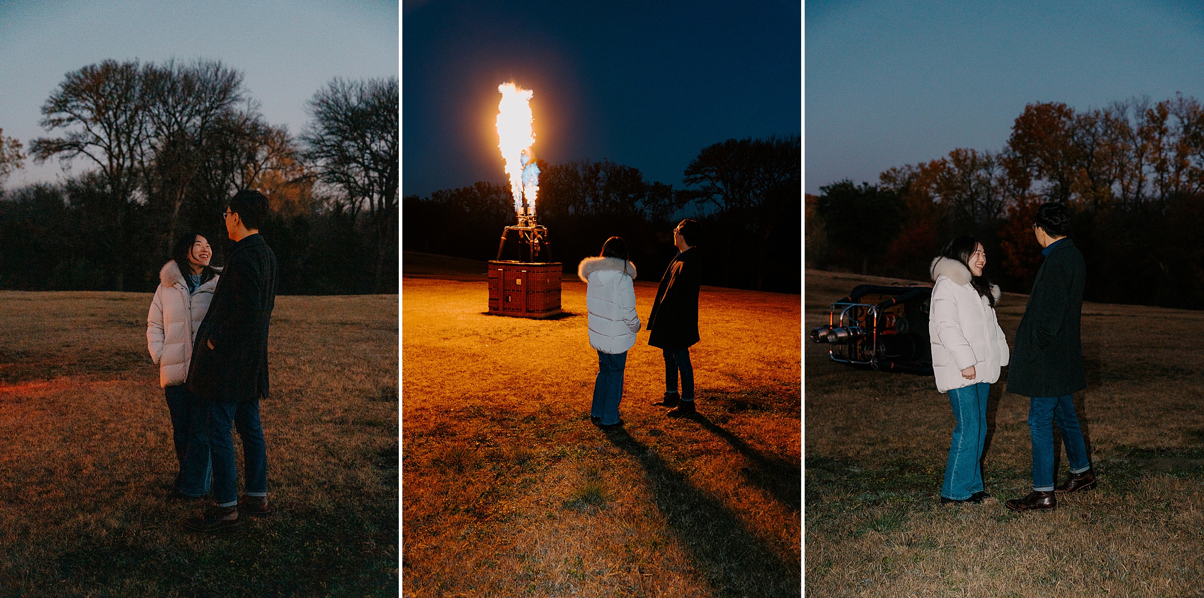 DFW Hot Air Balloon Proposal by Dallas Proposal Photographer Kyrsten Ashlay Photography