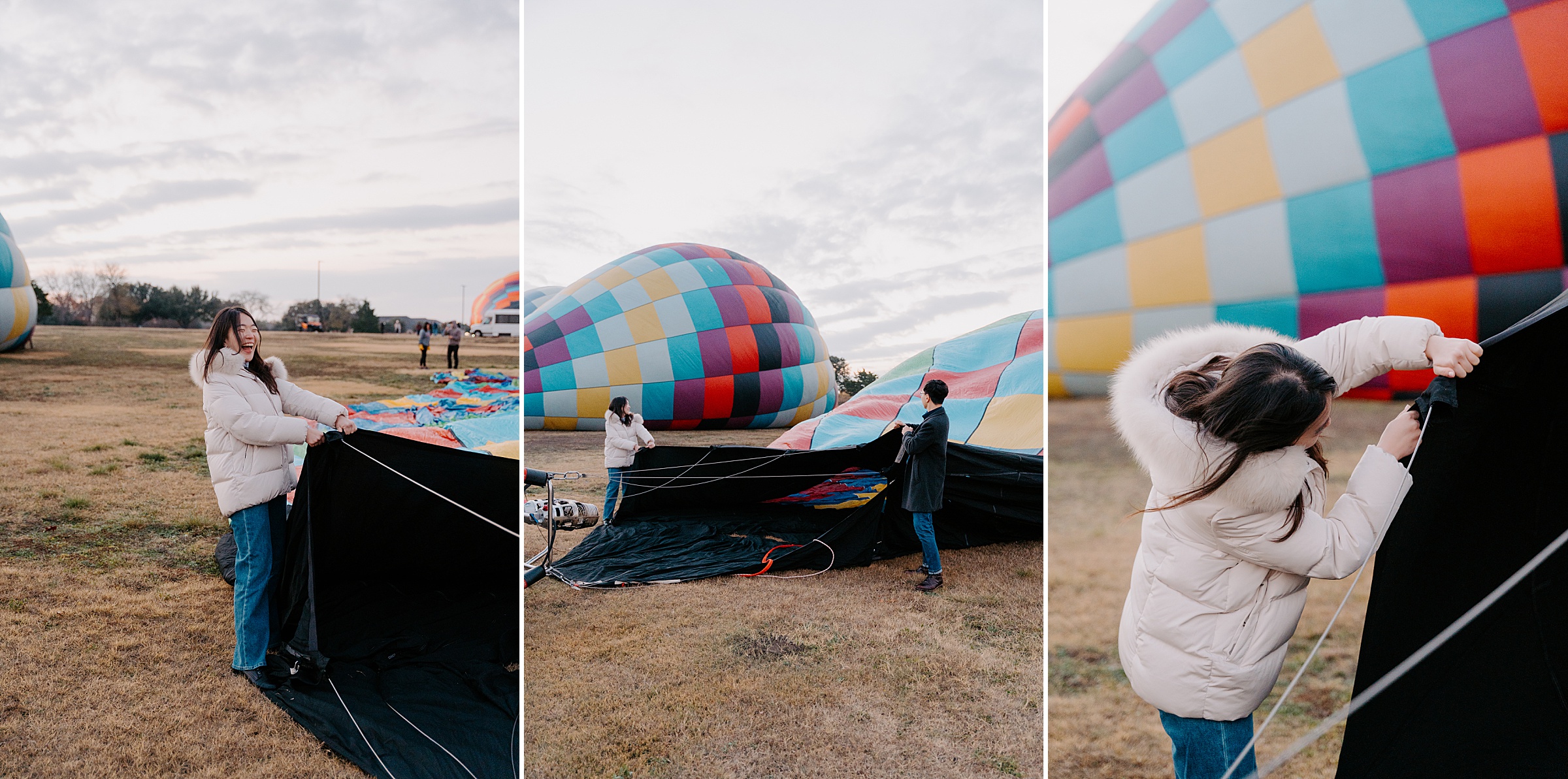 DFW Hot Air Balloon Proposal by Dallas Proposal Photographer Kyrsten Ashlay Photography
