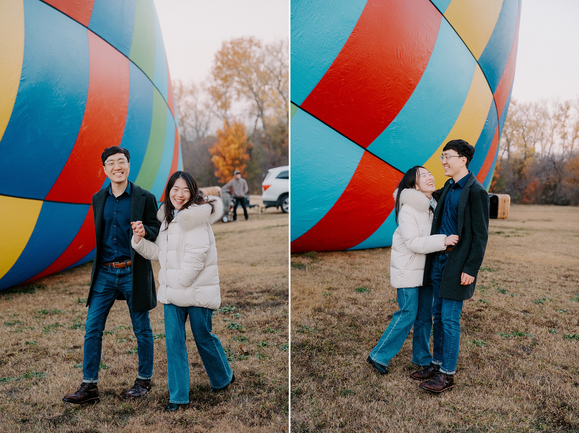 DFW Hot Air Balloon Proposal by Dallas Proposal Photographer Kyrsten Ashlay Photography