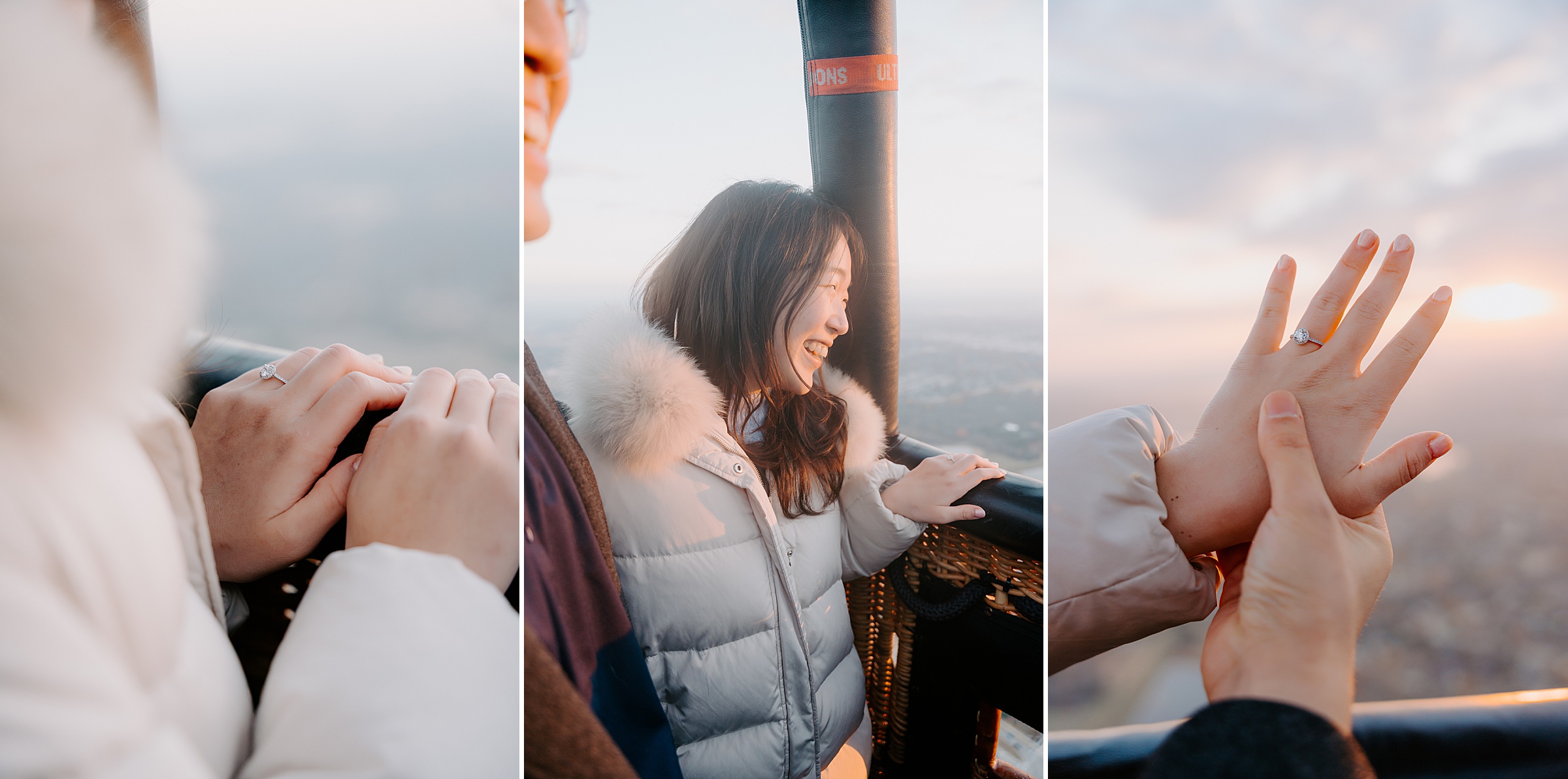 DFW Hot Air Balloon Proposal by Dallas Proposal Photographer Kyrsten Ashlay Photography