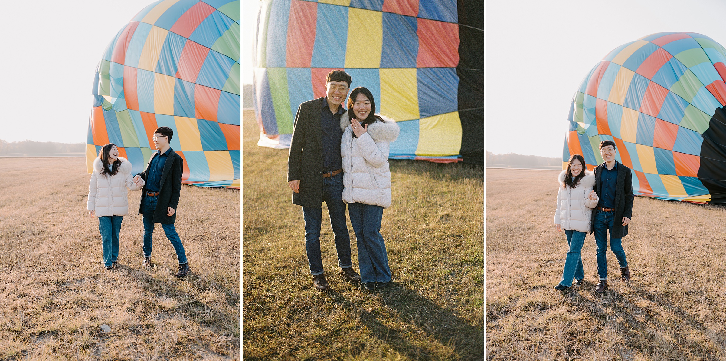 DFW Hot Air Balloon Proposal by Dallas Proposal Photographer Kyrsten Ashlay Photography