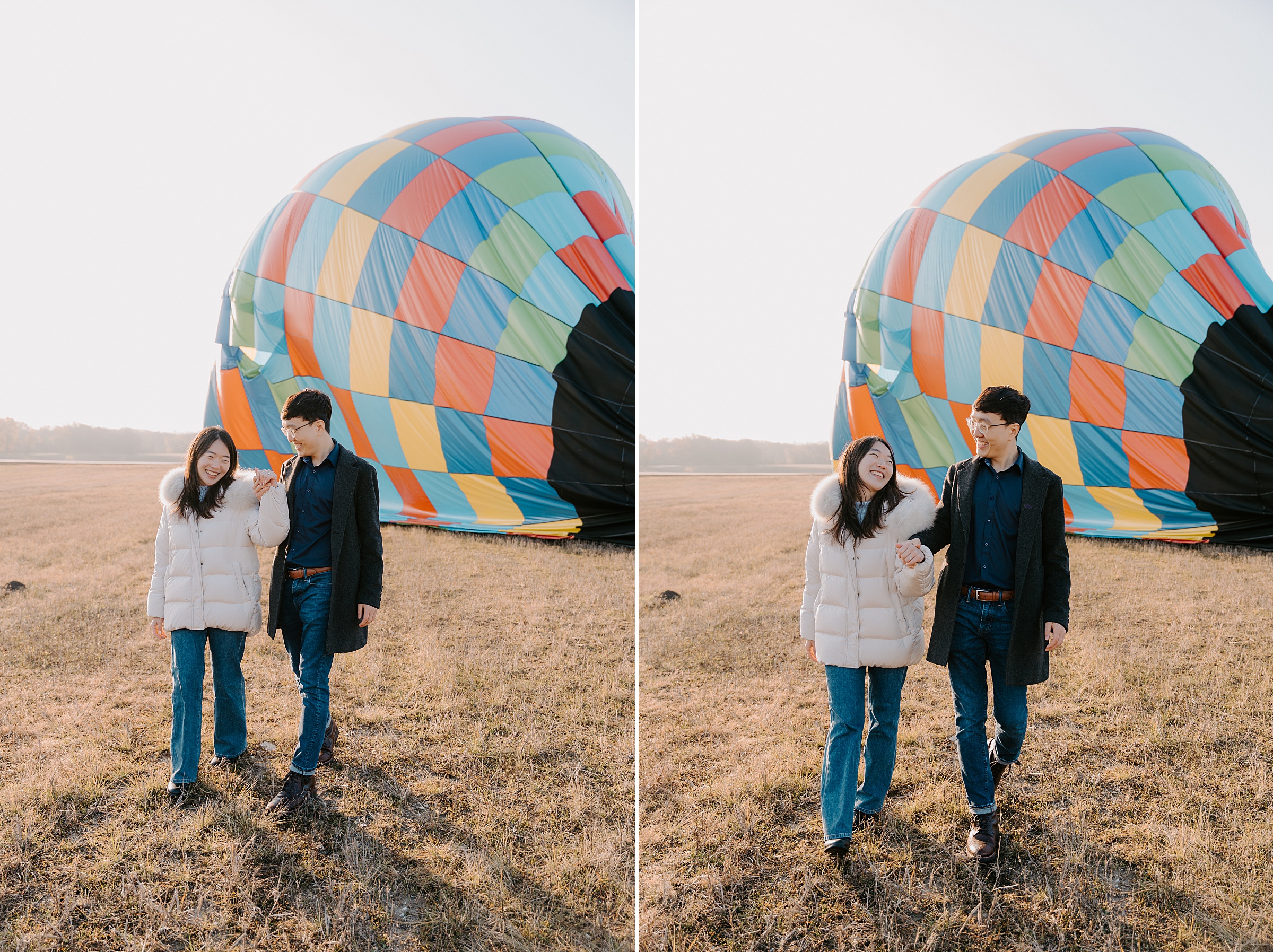 DFW Hot Air Balloon Proposal by Dallas Proposal Photographer Kyrsten Ashlay Photography
