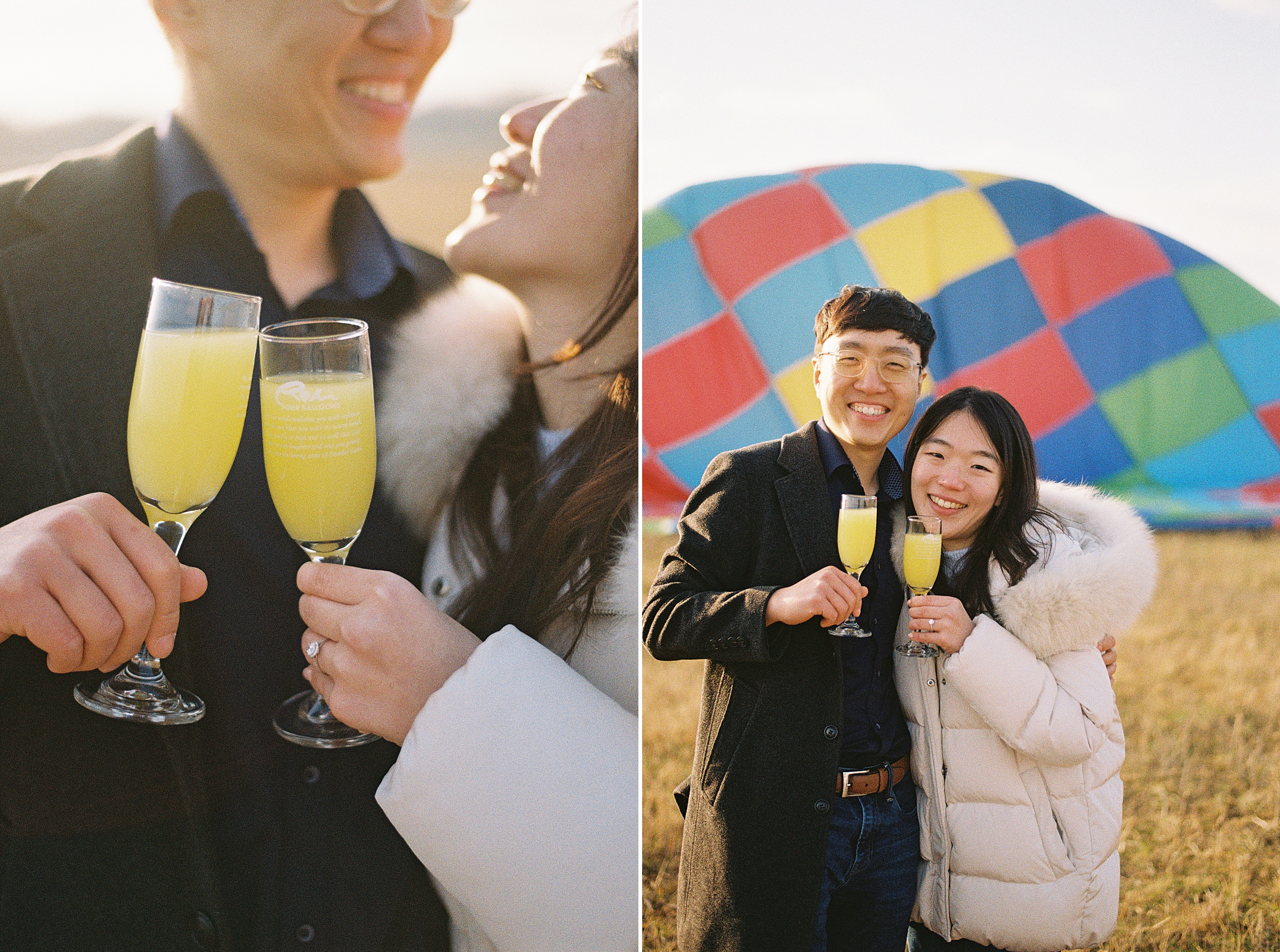 DFW Hot Air Balloon Proposal by Dallas Proposal Photographer Kyrsten Ashlay Photography