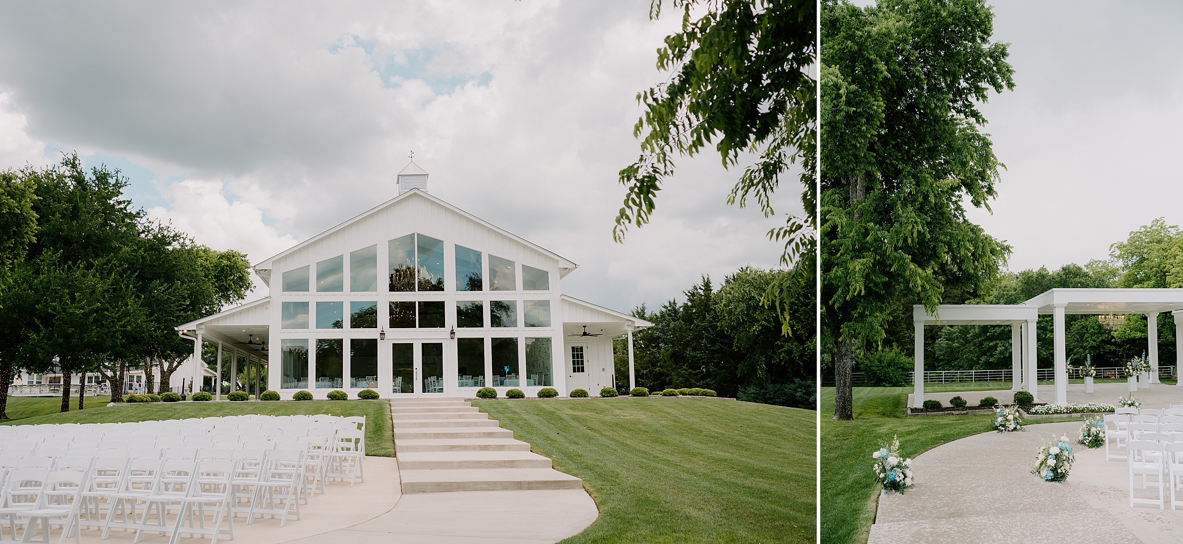 Firefly Gardens wedding ceremony outdoor pergola Midlothian Texas